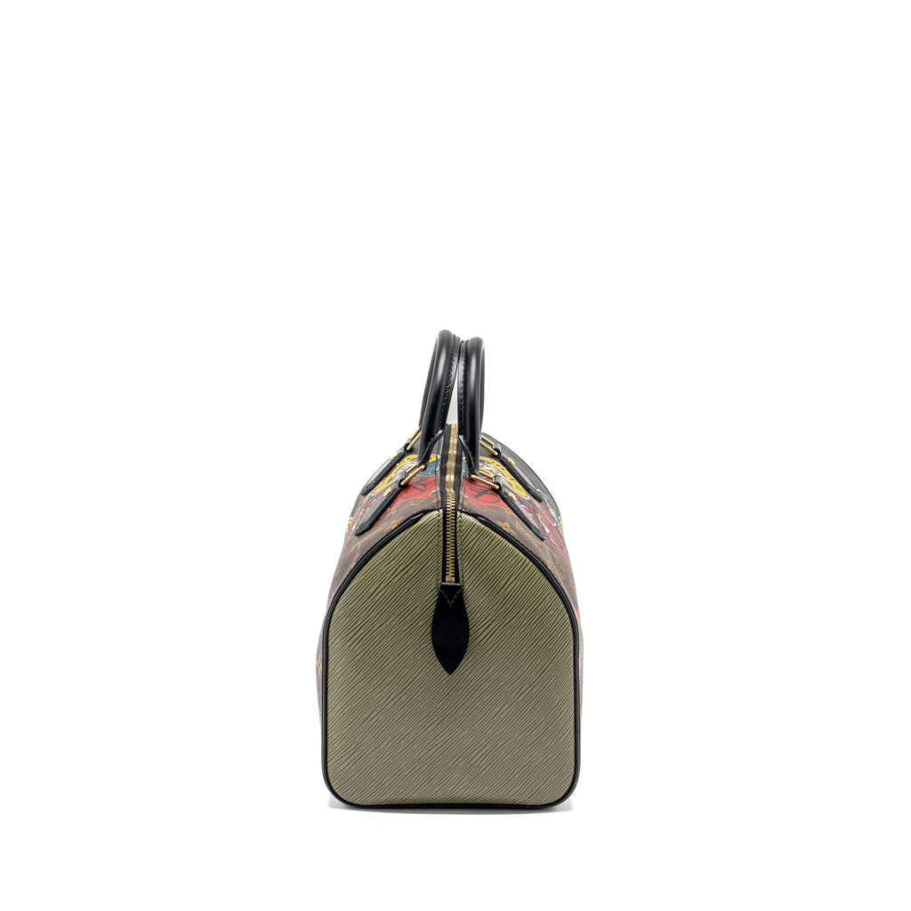 LOUIS VUITTON KABUKI LIMITED EDITION SPEEDY 30 MONOGRAM CANVAS/EPI MULTICOLOUR GHW