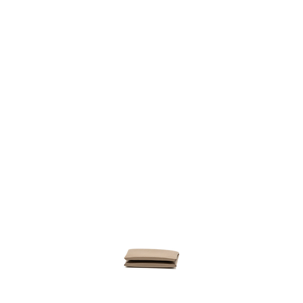HERMES CALVI CARD HOLDER EPSOM ETOUPE SHW