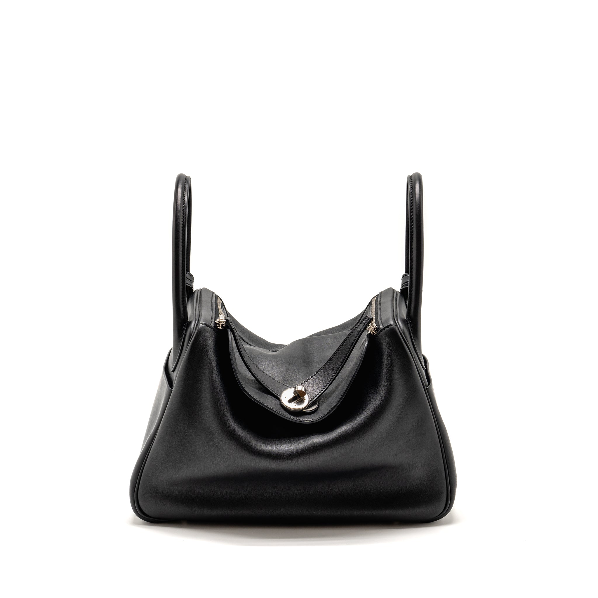 HERMES TOUCH LINDY 30 SWIFT/ALLIGATOR MISSISSIPPIENSIS BLACK SHW