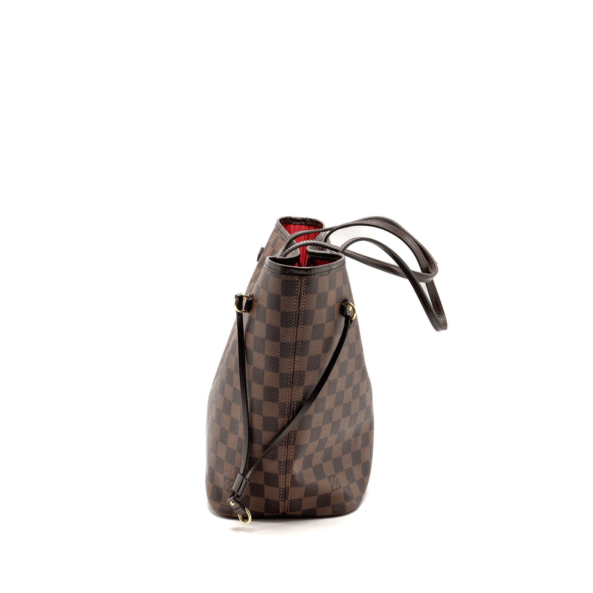 LOUIS VUITTON NEVERFULL MM DAMIER EBENE CANVAS GHW