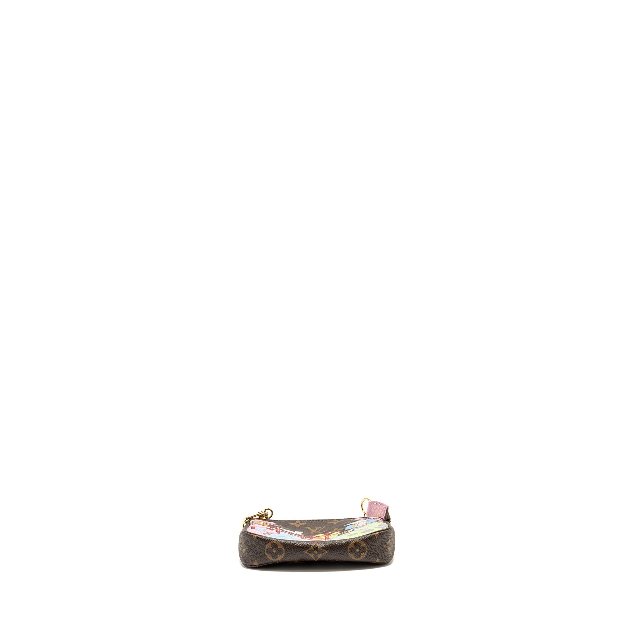 LOUIS VUITTON MINI POCHETTE ACCESSORIES 2021 CHRISTMAS LIMITED EDITION JAPANESE GARDEN SAKURA GHW