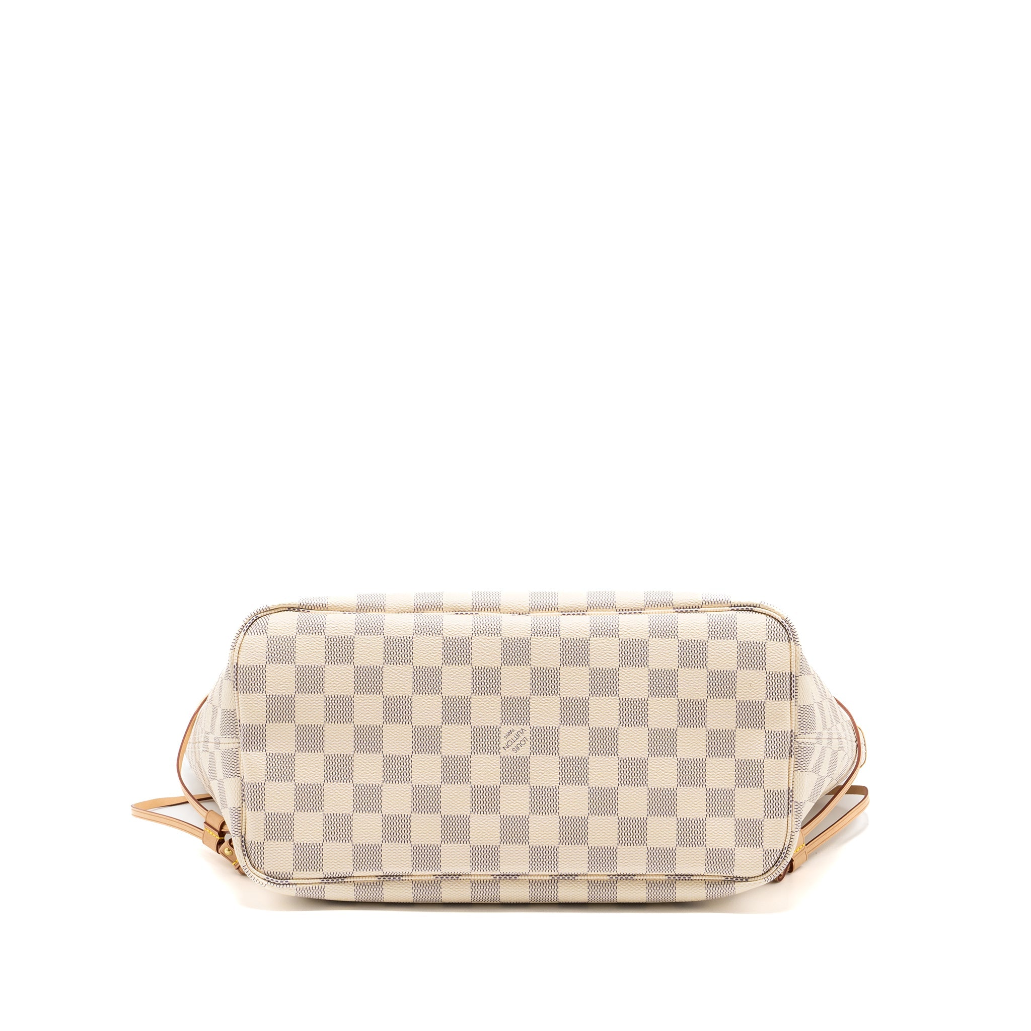 LOUIS VUITTON NEVERFULL MM DAMIER AZUR CANVAS GHW