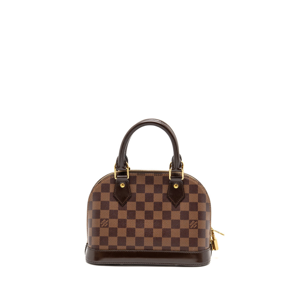 LOUIS VUITTON ALMA BB DAMIER EBENE GHW