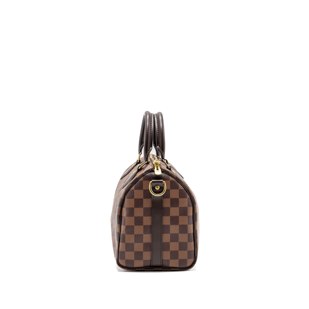 LOUIS VUITTON SPEEDY 25 DAMIER EBENE GHW