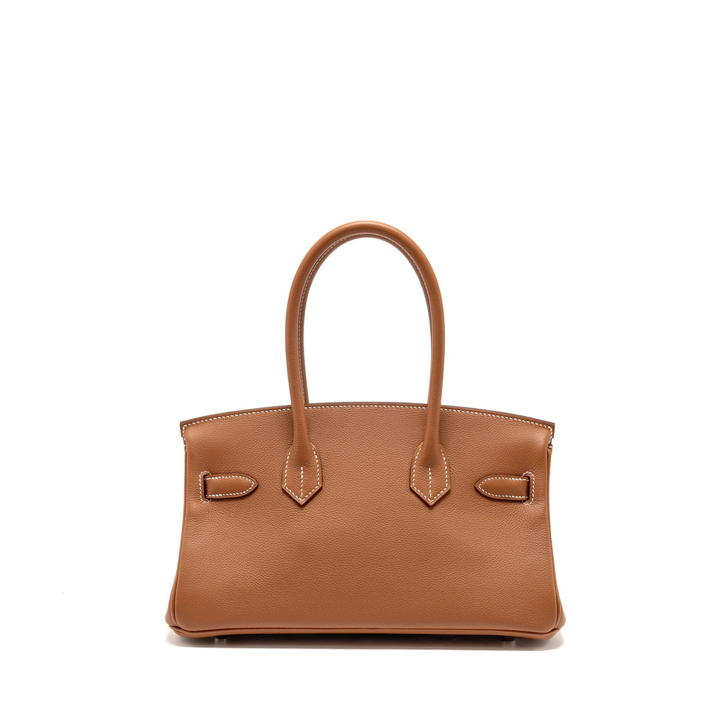 HERMES BIRKIN SHOULDER 29 EVERCOLOR GOLD SHW