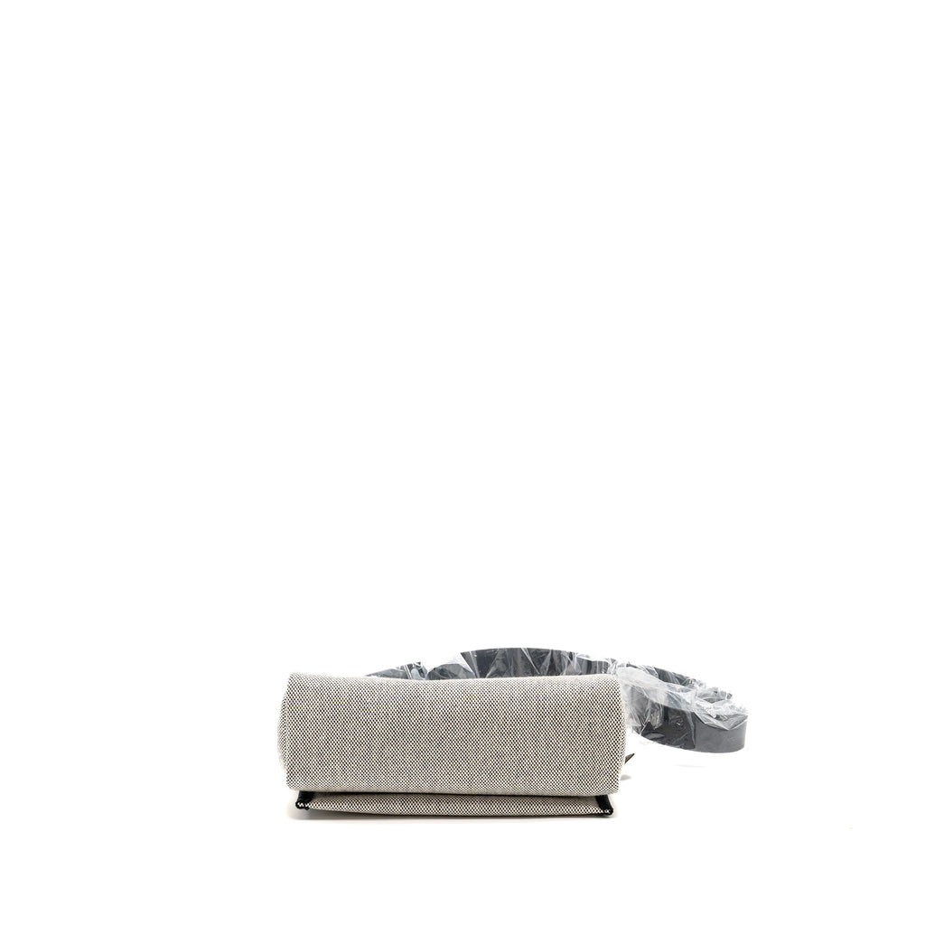 HERMES HERBAG MINI CANVAS/COWHIDE BLACK/ ECRU GHW
