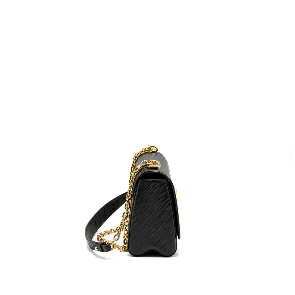 LOUIS VUITTON TWIST MM EPI BLACK GHW