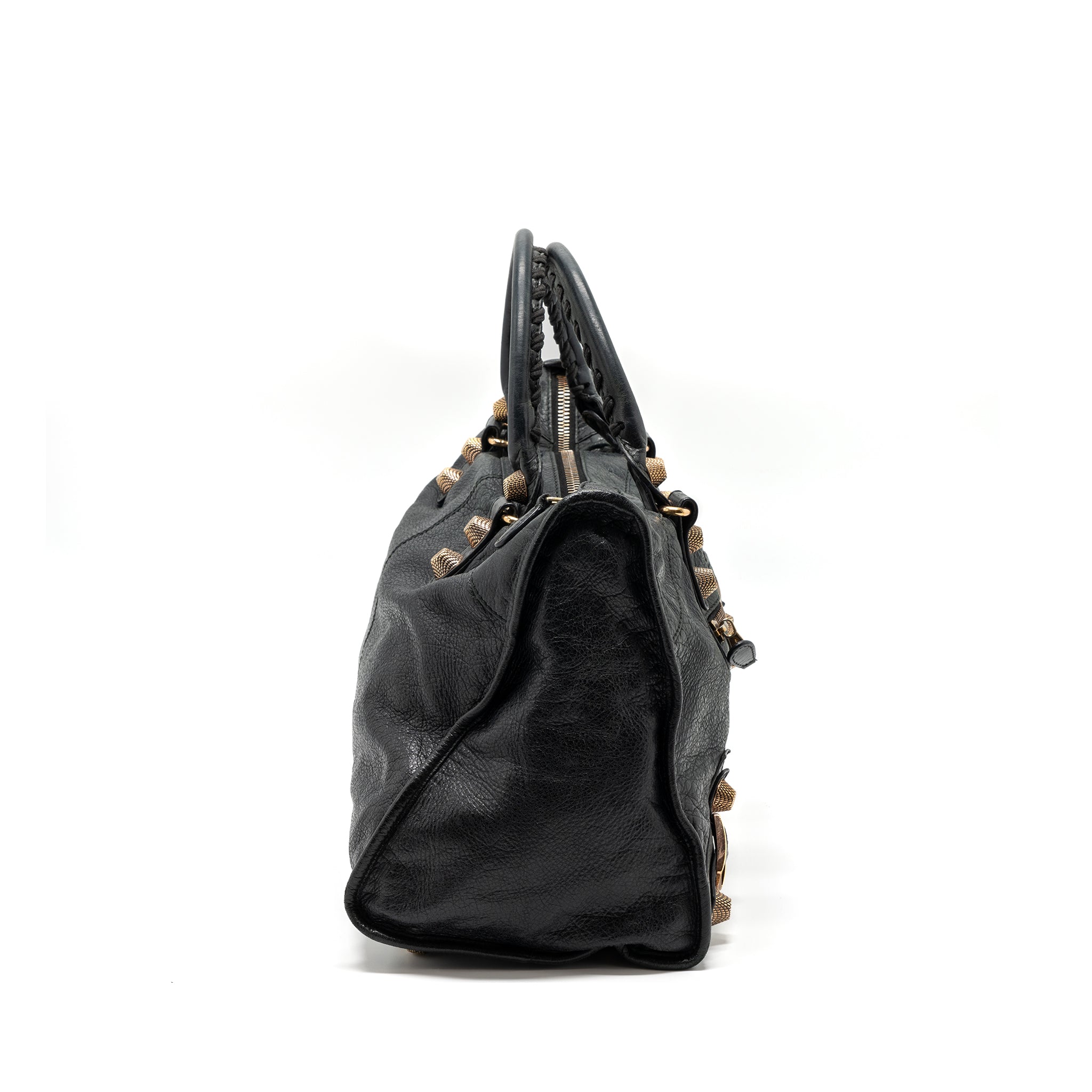 BALENCIAGA G21 WORK BAG LEATHER BLACK GHW