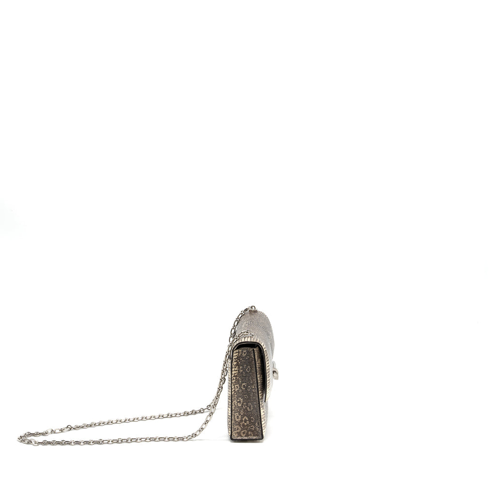 HERMES MINI VERROU LIZARD OMBRÉ SHW