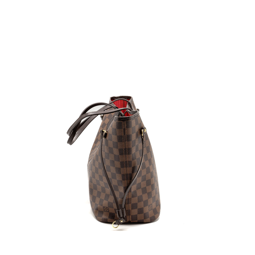 LOUIS VUITTON NEVERFULL MM DAMIER EBENE CANVAS GHW
