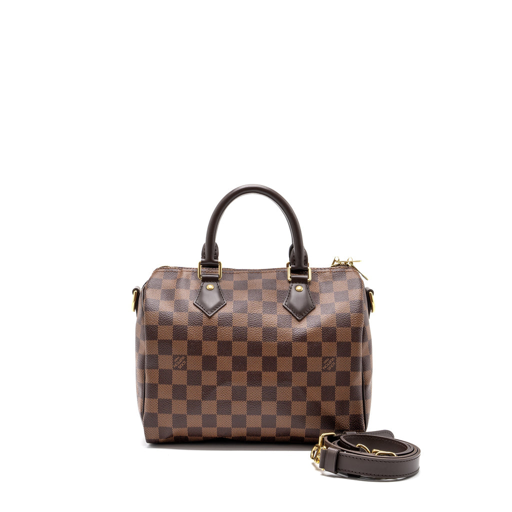 LOUIS VUITTON SPEEDY 25 DAMIER EBENE GHW
