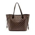 LOUIS VUITTON NEVERFULL MM DAMIER EBENE CANVAS GHW