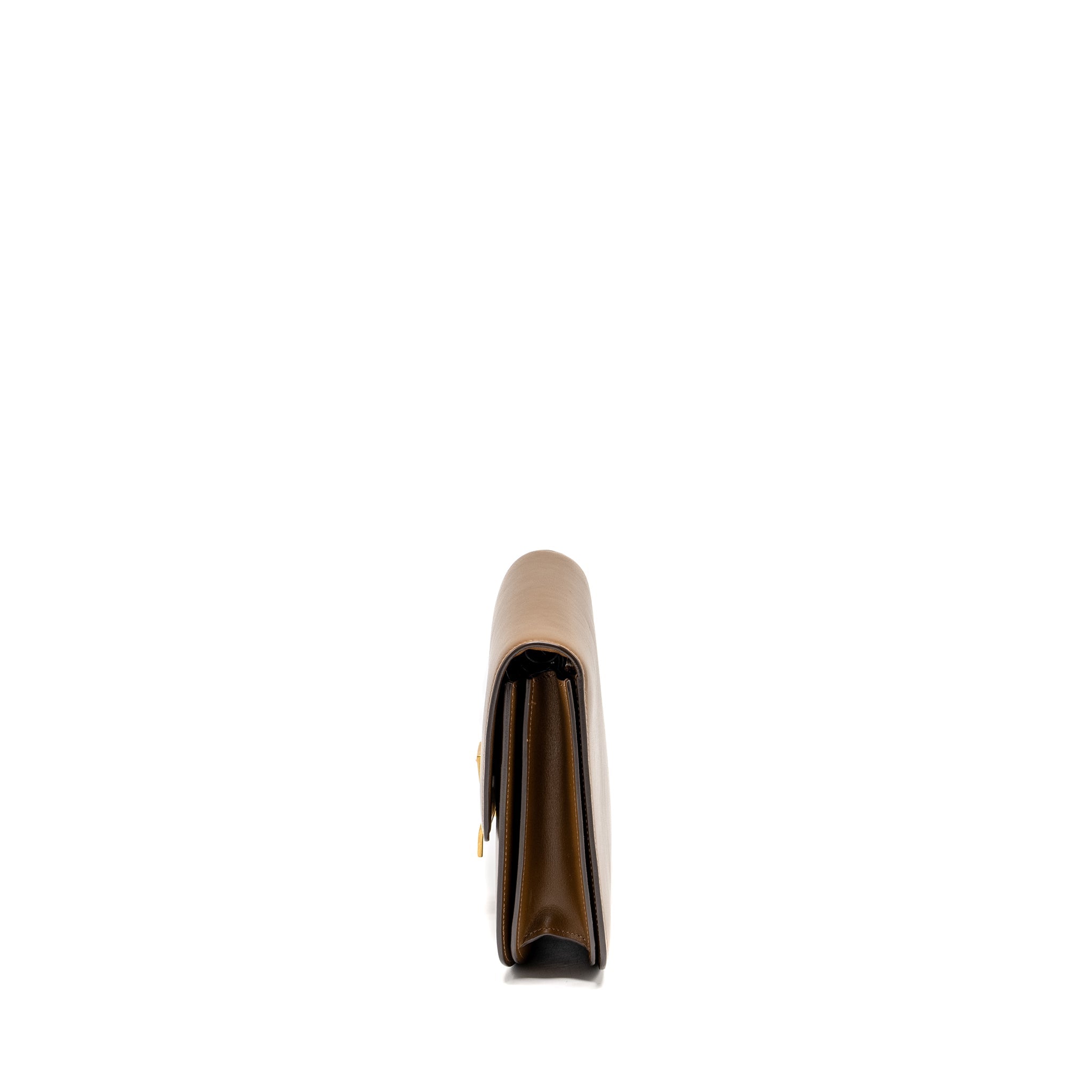 CELINE MEDIUM CLASSIC BOX BAG CALFSKIN CAMEL GHW