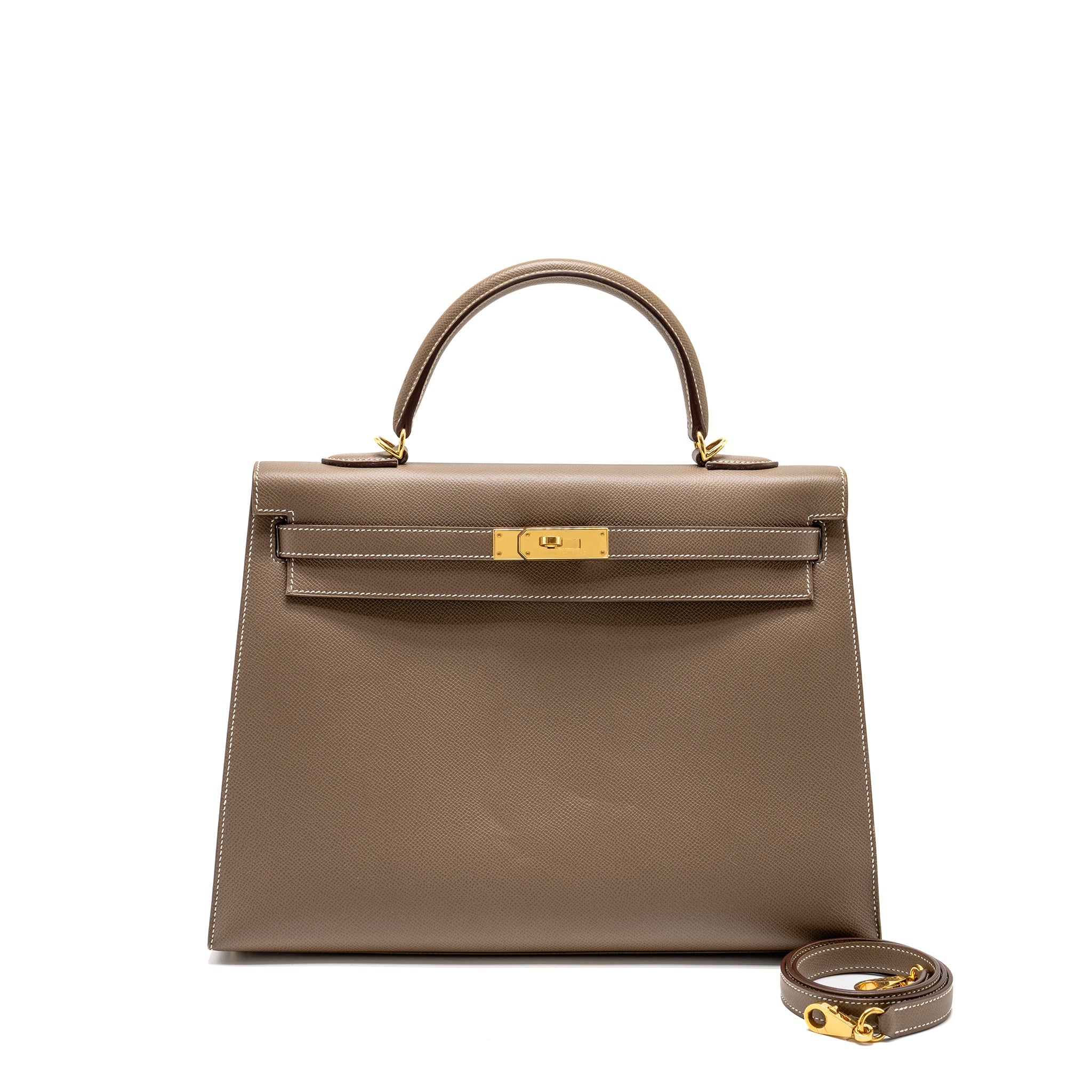 HERMES KELLY 35 EPSOM ETOUPE GHW