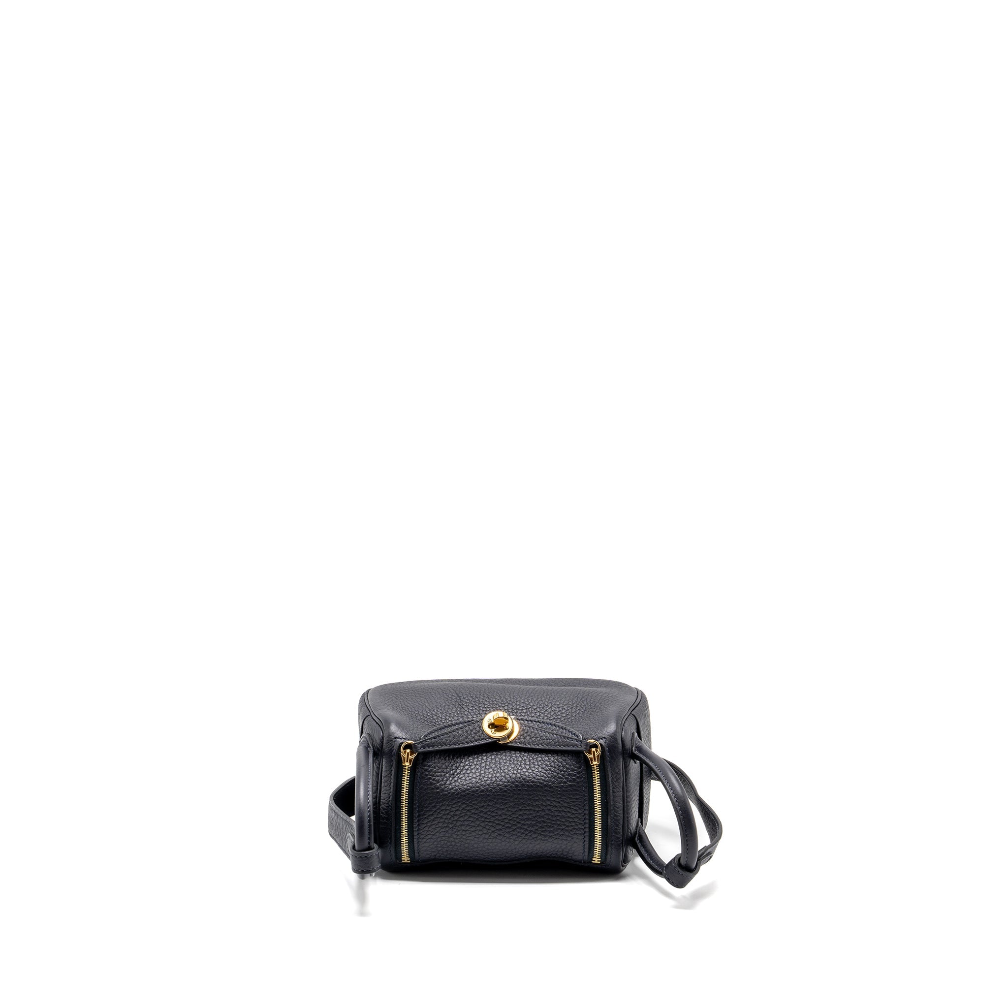 HERMES MINI LINDY CLEMENCE CABAN GHW