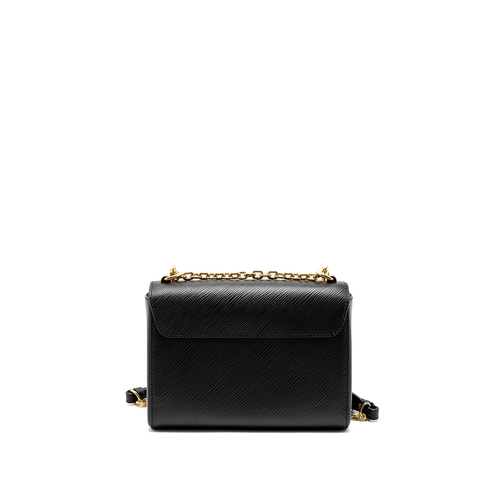 LOUIS VUITTON TWIST MM EPI BLACK GHW