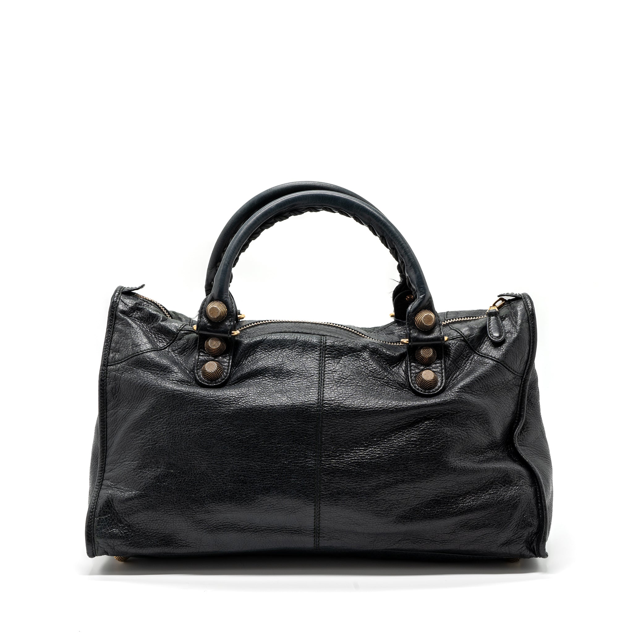 BALENCIAGA G21 WORK BAG LEATHER BLACK GHW