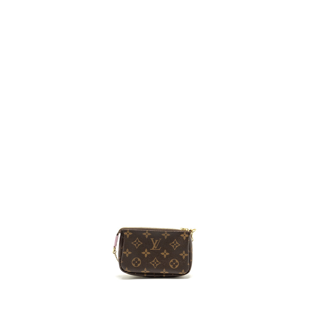 LOUIS VUITTON MINI POCHETTE ACCESSORIES 2021 CHRISTMAS LIMITED EDITION JAPANESE GARDEN SAKURA GHW