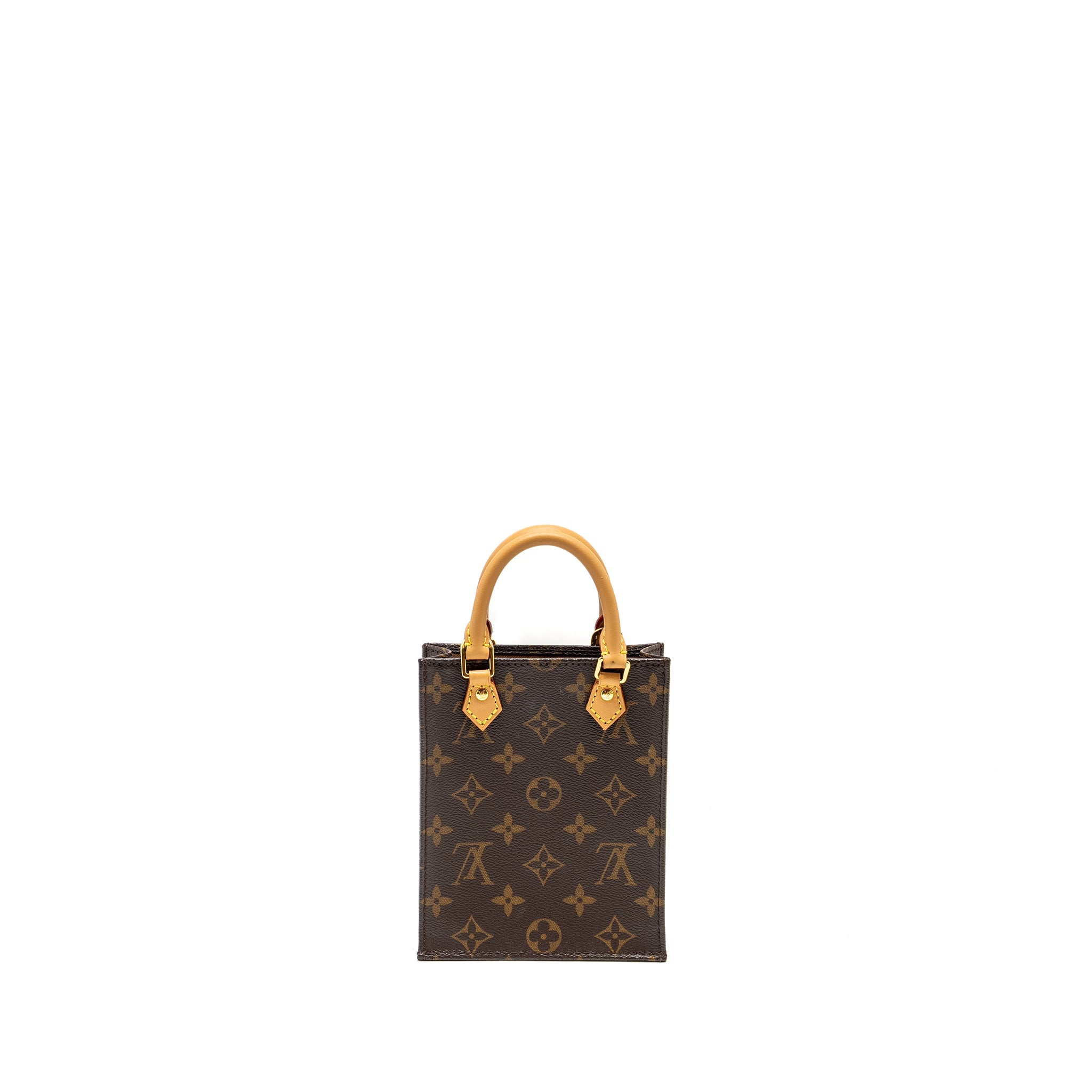 LOUIS VUITTON PETIT SAC PLAT MONOGRAM CANVAS GHW