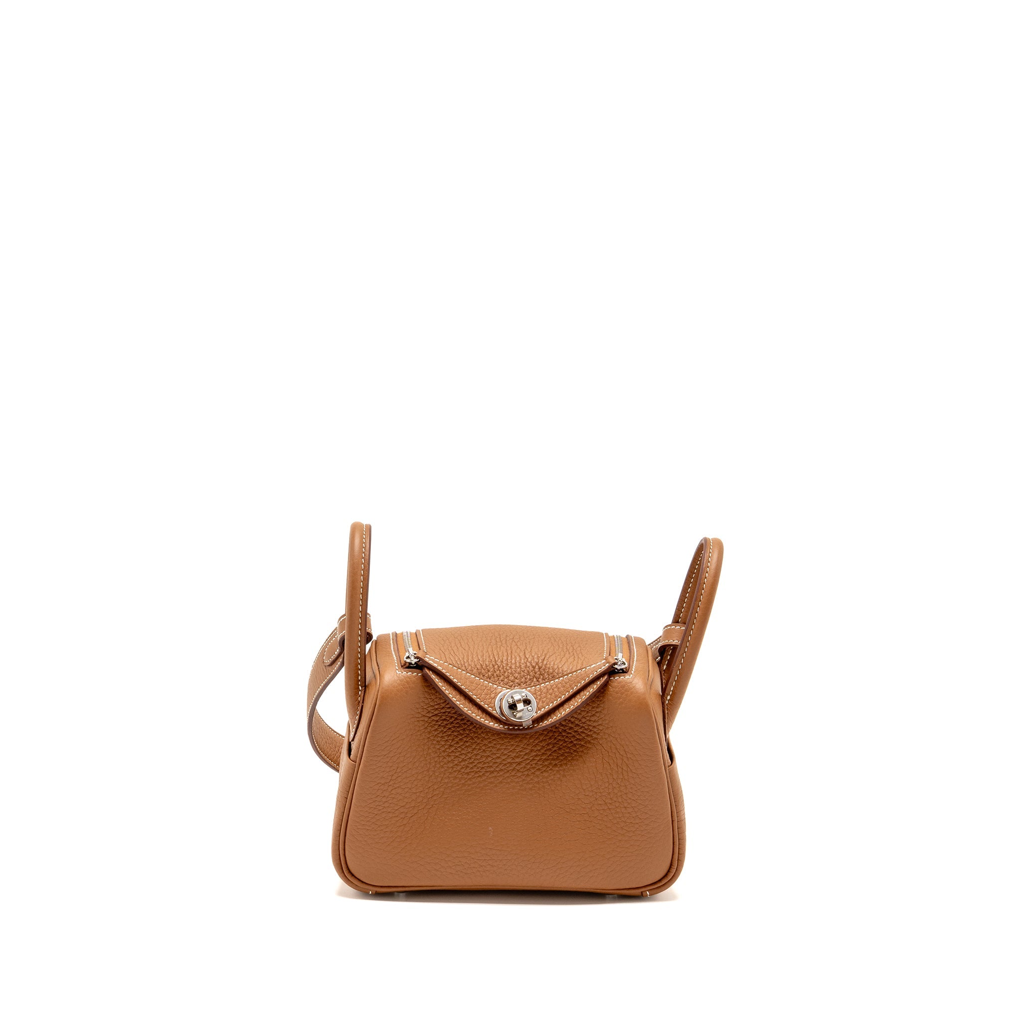 HERMES MINI LINDY II CLEMENCE GOLD SHW