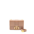 DIOR 30 MONTAIGNE BAG CALFSKIN DARK BEIGE GHW