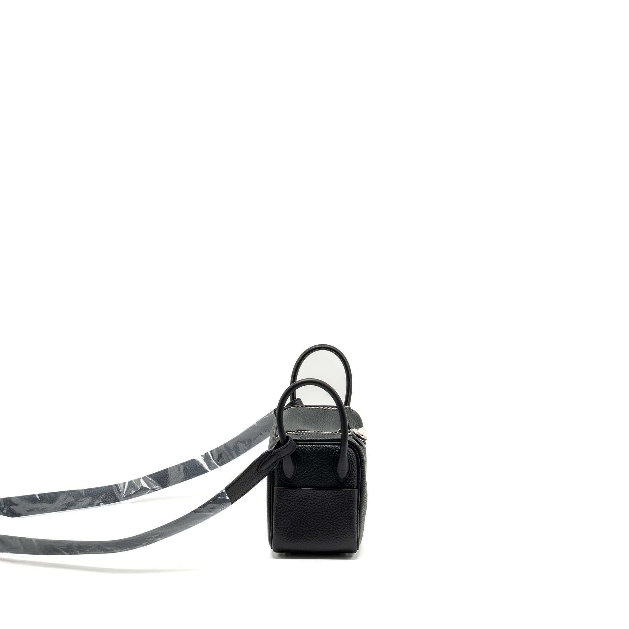 HERMES MINI LINDY CLEMENCE BLACK SHW