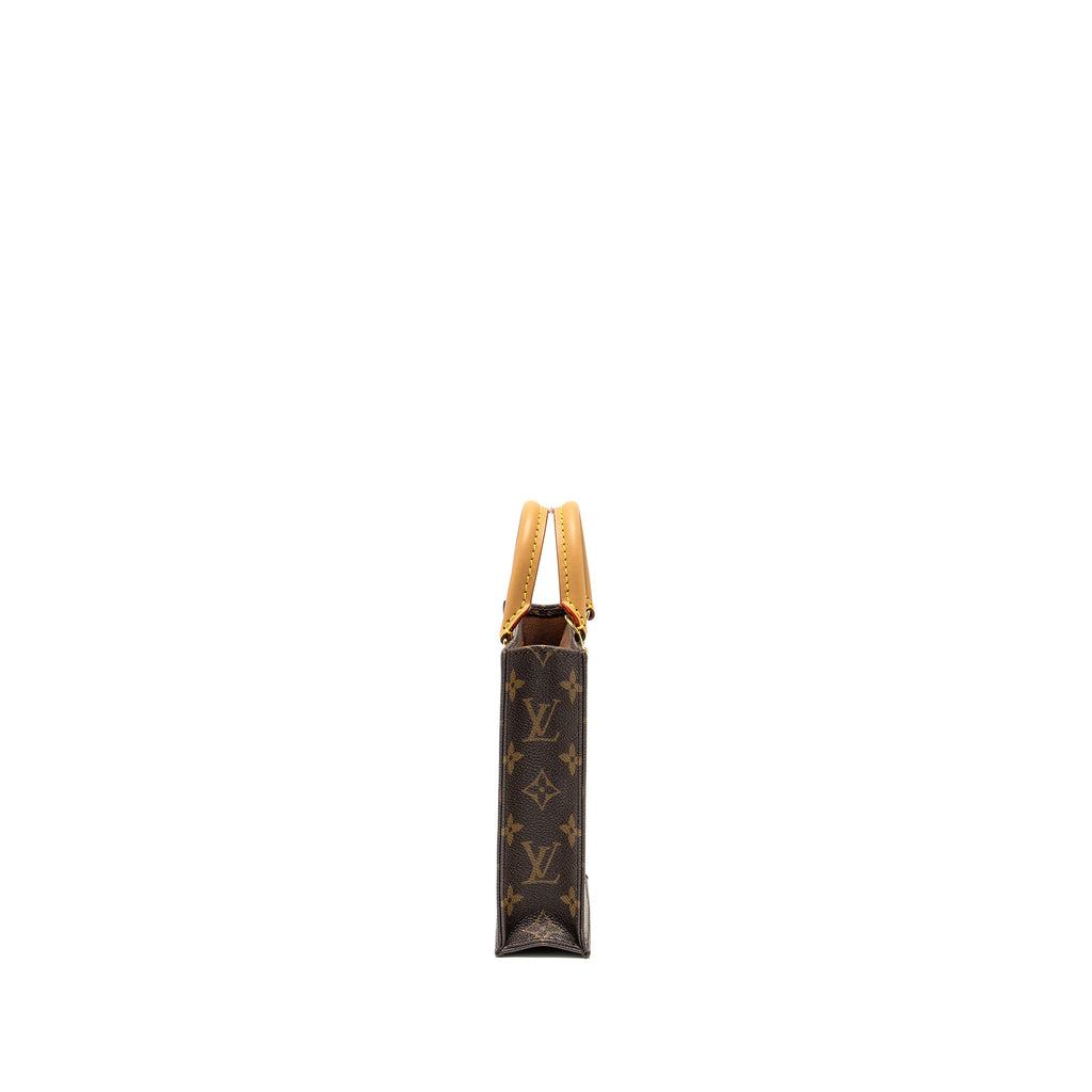 LOUIS VUITTON PETIT SAC PLAT MONOGRAM CANVAS GHW