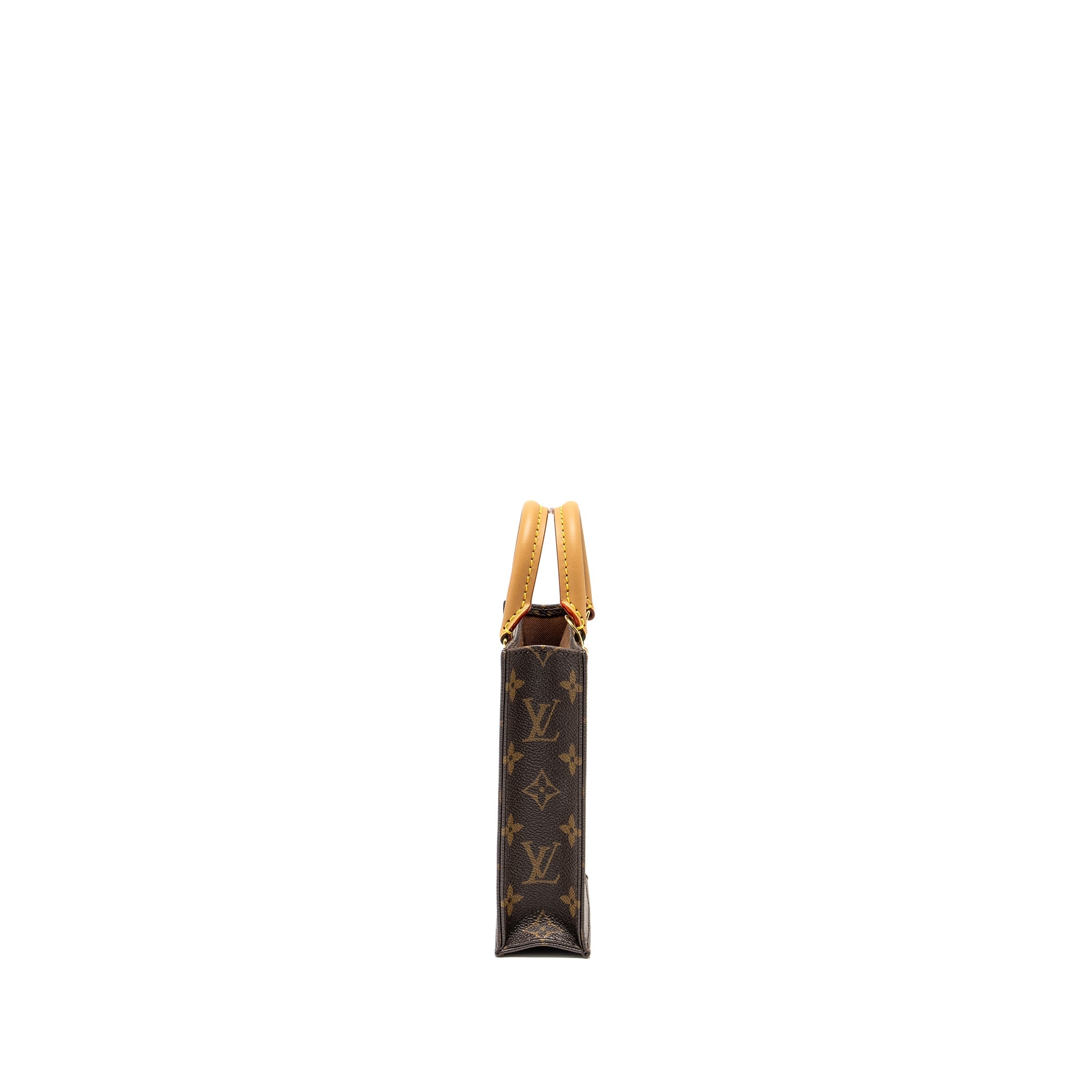 LOUIS VUITTON PETIT SAC PLAT MONOGRAM CANVAS GHW