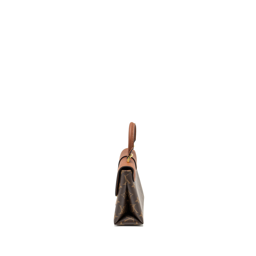 LOUIS VUITTON LOCK BB MONOGRAM CANVAS BROWN GHW