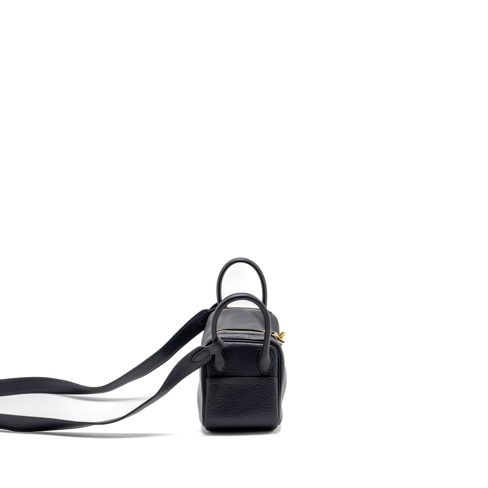 HERMES MINI LINDY CLEMENCE CABAN GHW