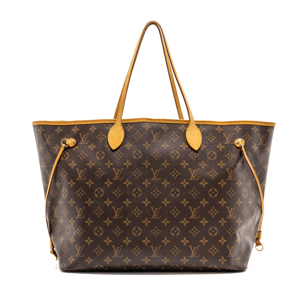 LOUIS VUITTON NEVERFULL GM MONOGRAM CANVAS GHW