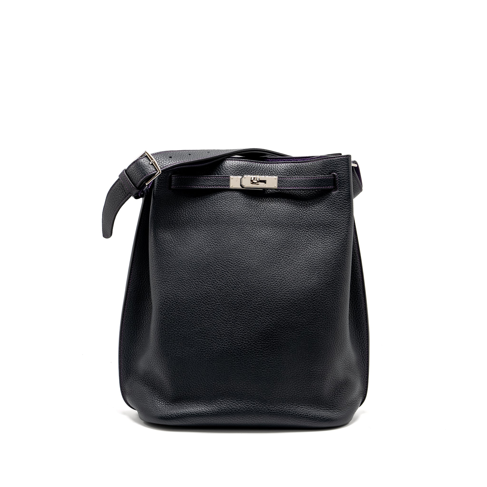 HERMES SO KELLY 26 CLEMENCE VERT/ IRIS SHW