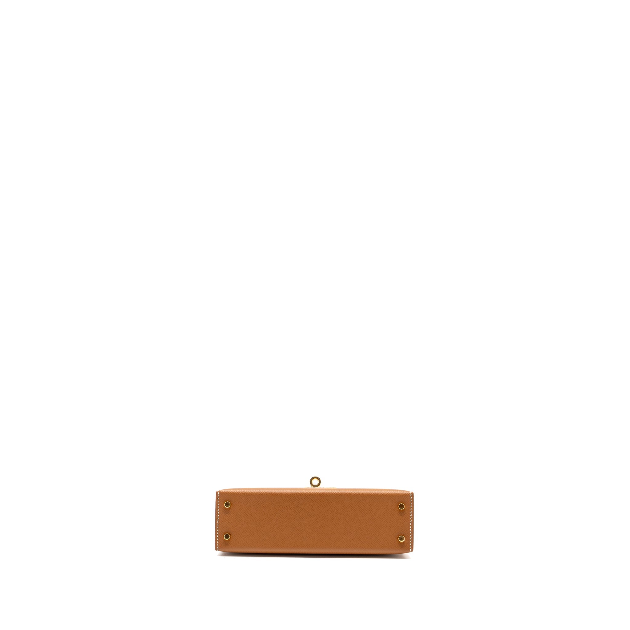HERMES MINI KELLY EPSOM GOLD GHW