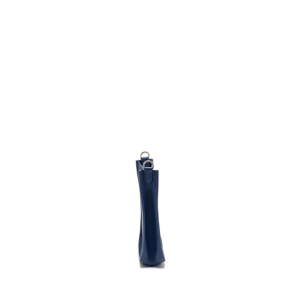 HERMES MINI EVELYNE CLEMENCE BLUE SAPHIR WITH MULTICOLOR STRAP SHW