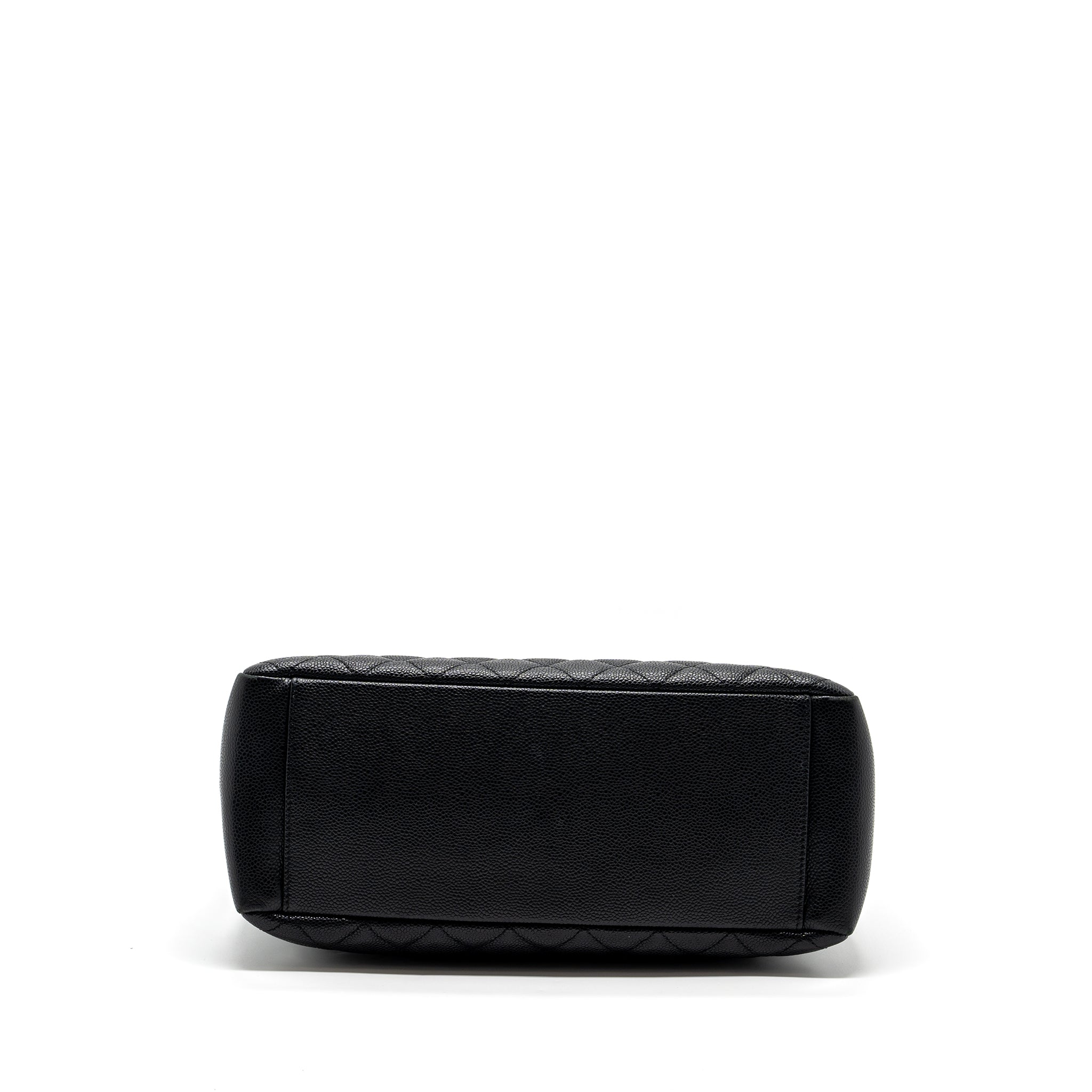 CHANEL GRAND SHOPPING TOTE BAG CAVIAR BLACK GHW