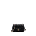 CHANEL CLASSIC MINI RECTANGULAR FLAP BAG CAVIAR BLACK GHW