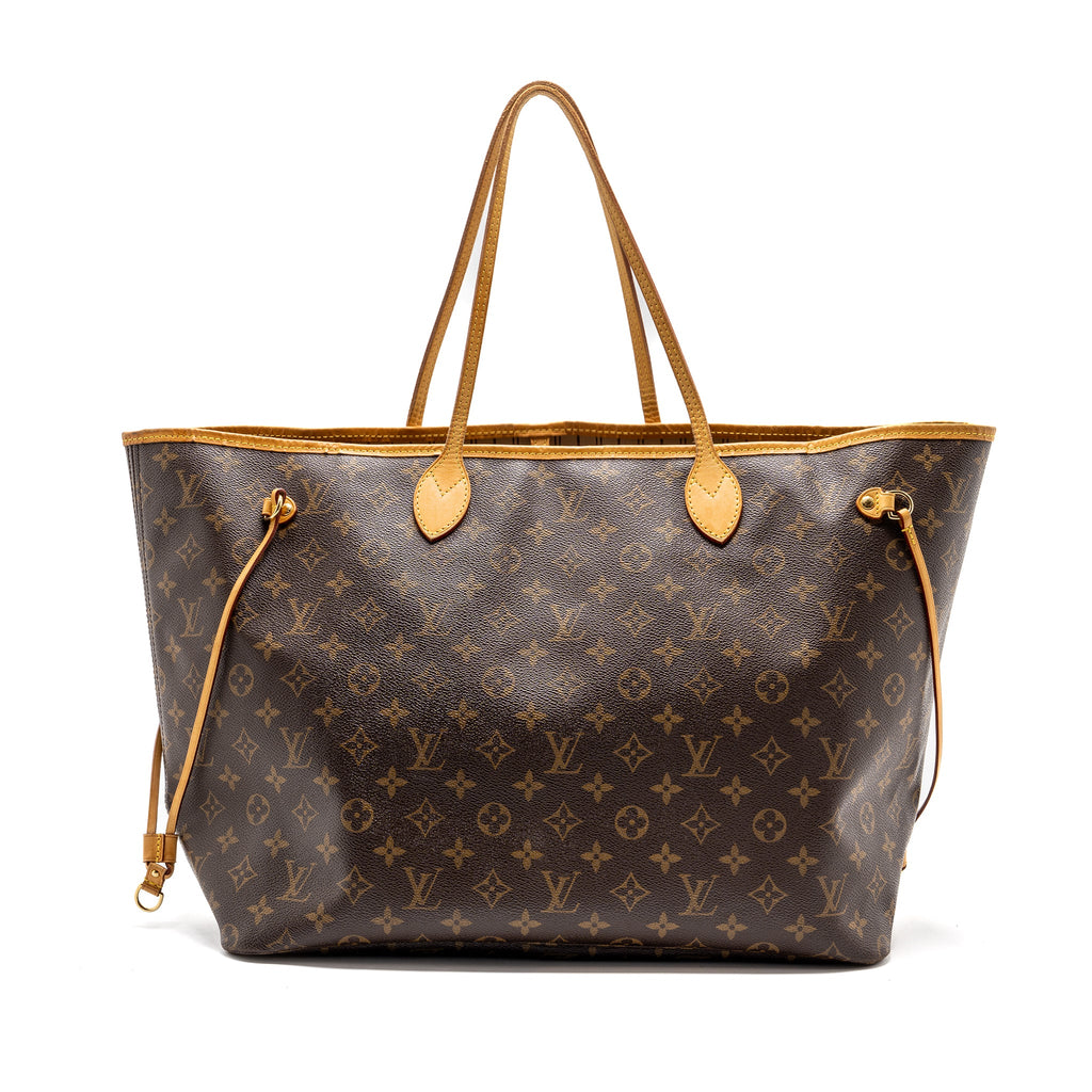LOUIS VUITTON NEVERFULL GM MONOGRAM CANVAS GHW