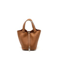 HERMES PICOTIN 18 LOCK BAG CLEMENCE GOLD/NATA SHW