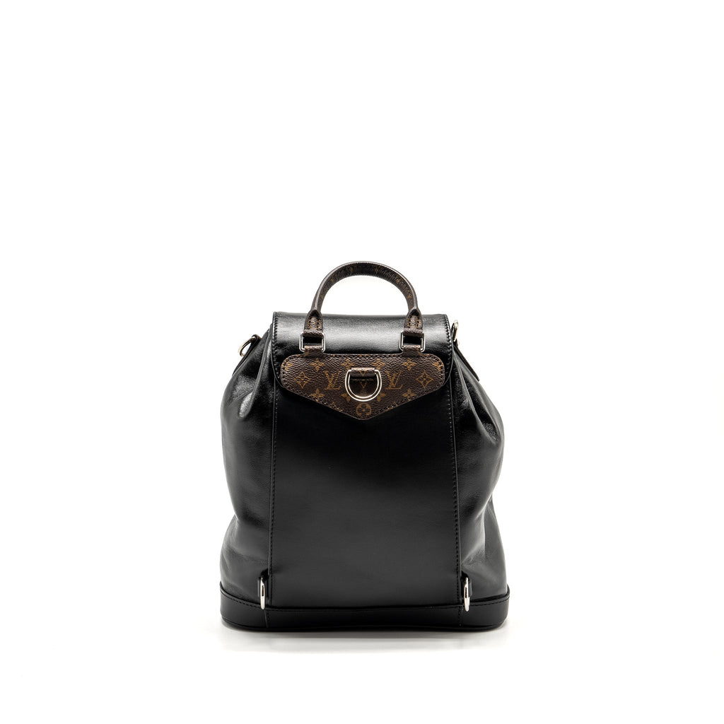 LOUIS VUITTON MONTSOURIS BACKPACK PM LAMBSKIN BLACK SHW