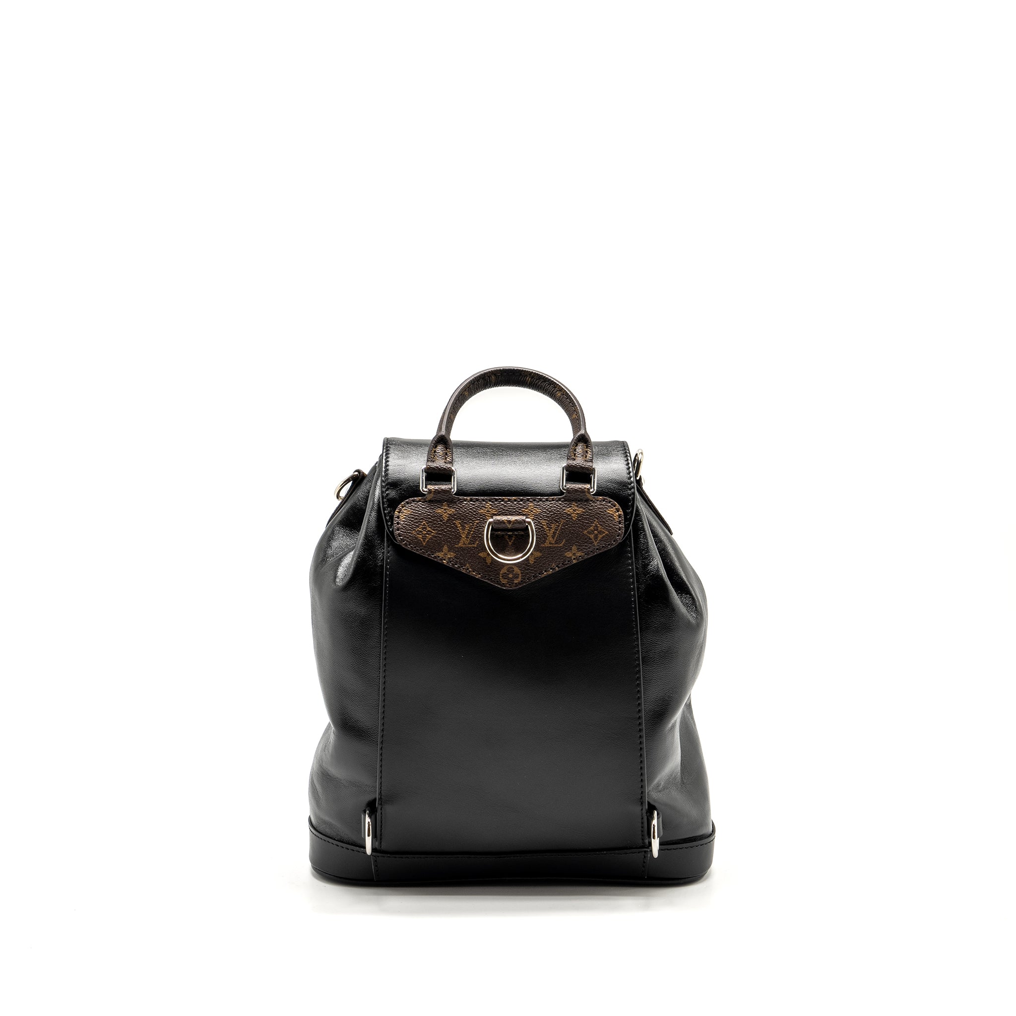 LOUIS VUITTON MONTSOURIS BACKPACK PM LAMBSKIN BLACK SHW