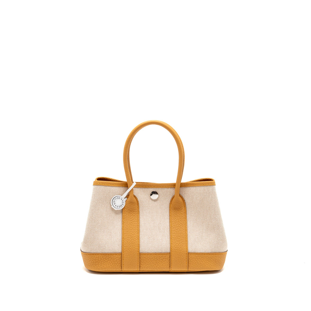 HERMES NEO GARDEN PARTY 23 CANVAS/NEGONDA BEIGE/NATUREL SABLE SHW