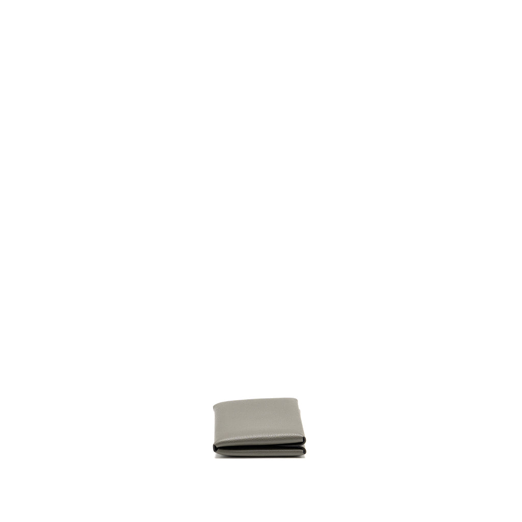 HERMES CALVI DUO CARD HOLDER EVERCOLOR GRIS MEYER SHW