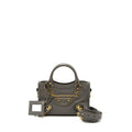 BALENCIAGA MINI CITY BAG GREY GHW