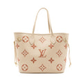 LOUIS VUITTON NEVERFULL MM MONOGRAM EMPREINTE CRÈME/ROSE TRIANON GHW(NEW VERSION)