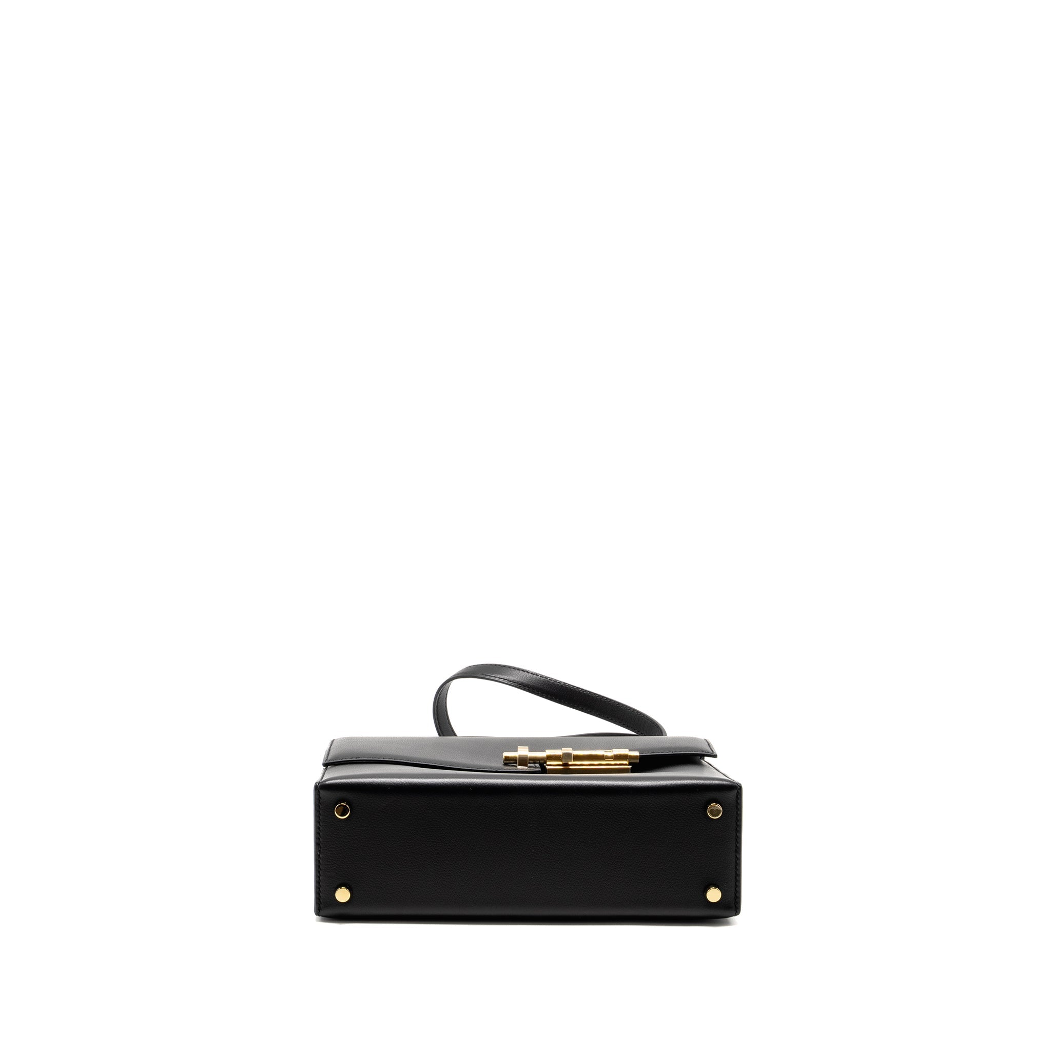 HERMES VERROU 21 BAG ALLEGRETTO PERMABRASS BLACK LGHW