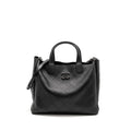CHANEL HAMPTON TOTE BAG LAMBSKIN BLACK SHW