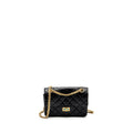 CHANEL MINI 2.55 REISSUE FLAP BAG AGED CALFSKIN BLACK GHW (MICROCHIP)