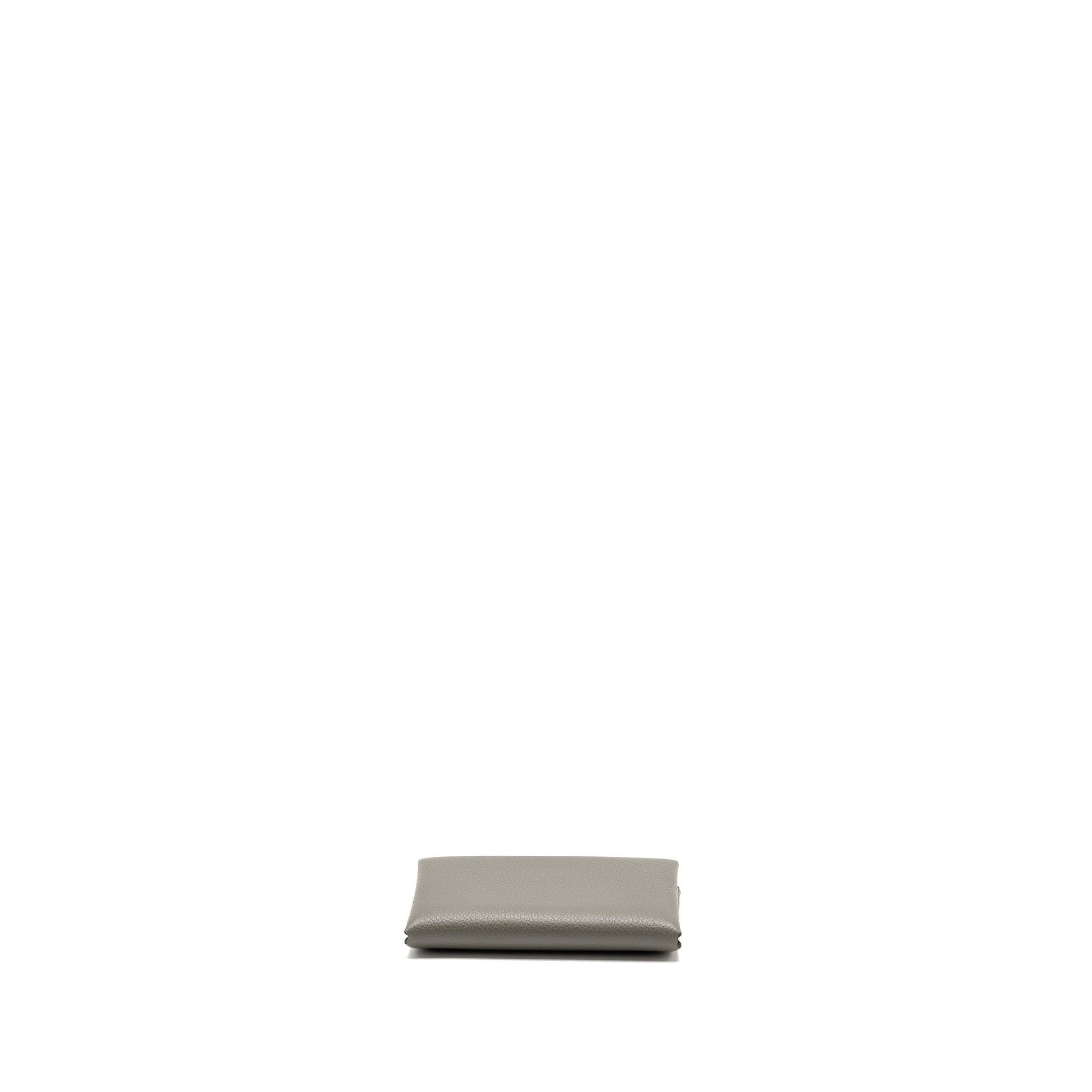 HERMES CALVI DUO CARD HOLDER EVERCOLOR GRIS MEYER SHW