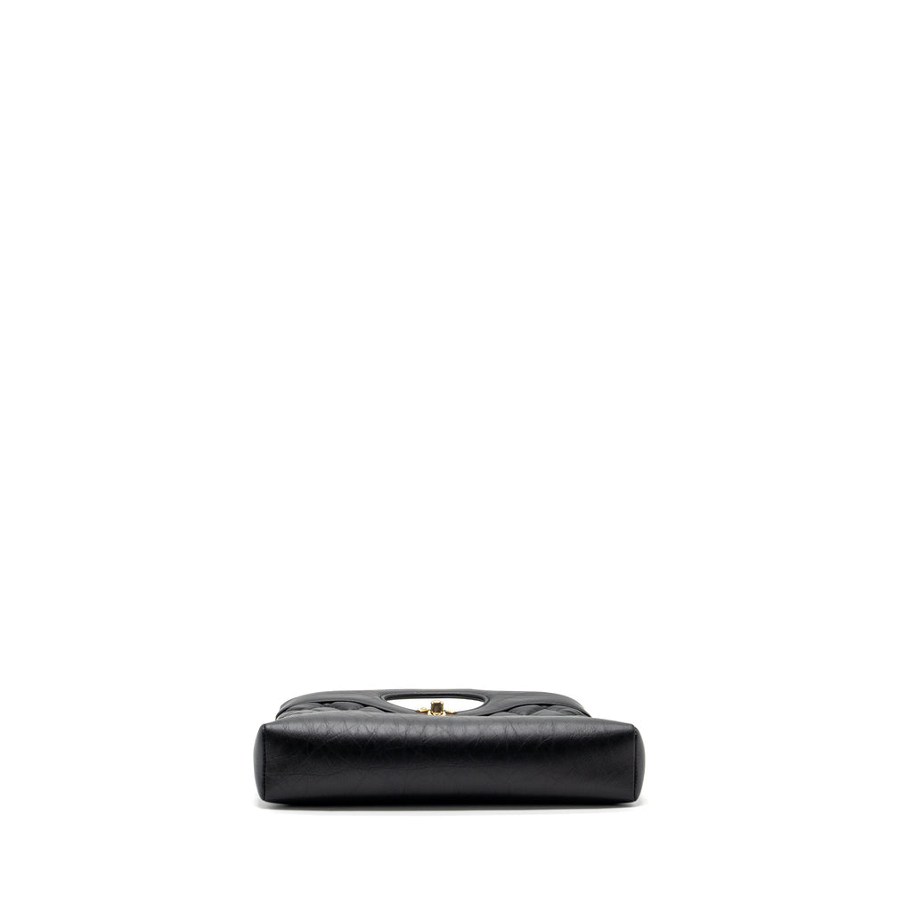 CHANEL 23A MINI 31 BAG CALFSKIN BLACK LGHW (MICROCHIP)