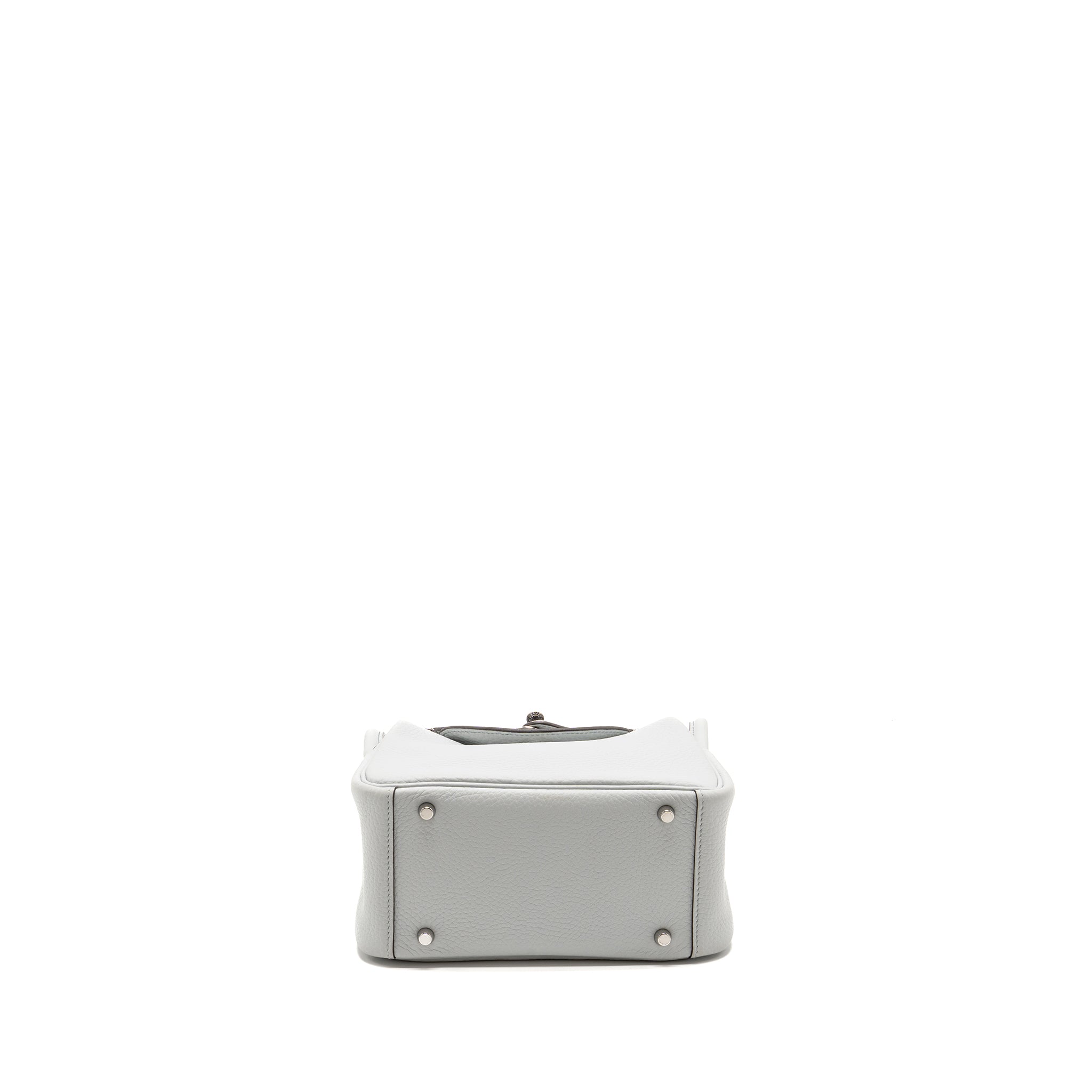 HERMES MINI LINDY CLEMENCE BLUE PALE SHW